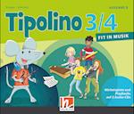 Tipolino 3/4 - Fit in Musik. Audio-CDs. Ausgabe D