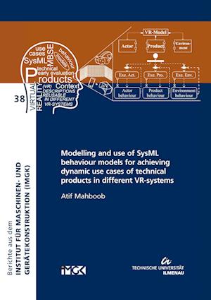 Modelling and use of SysML behaviour models for achieving dynamic use cases of technical products in different VR-systems