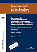 Berechnung des Elastizitätsmoduls von Verbundwerkstoffen unter Berücksichtigung der Adhäsion an der Faser-Matrix-Grenzfläche