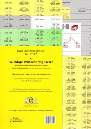 DürckheimRegister® Wichtige Wirtschaftsgesetze