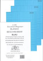 DürckheimRegister® BLANKO-BLAU beschreibbar für Gesetzessammlungen