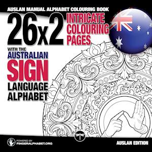 26x2 Intricate Colouring Pages with the Australian Sign Language Alphabet