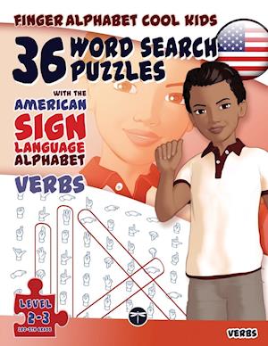 36 Word Search Puzzles with the American Sign Language Alphabet