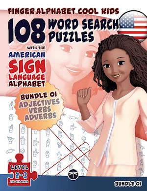 108 Word Search Puzzles with the American Sign Language Alphabet