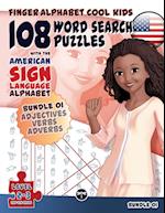 108 Word Search Puzzles with the American Sign Language Alphabet
