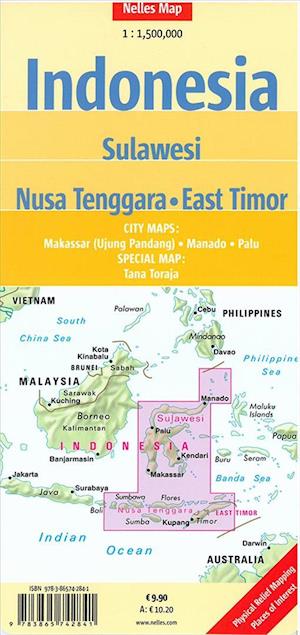 Nelles Map Indonesia bl. 6: Sulawesi, Nusa Tenggara, East Timor