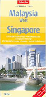 Malaysia West, Singapore, Nelles Map