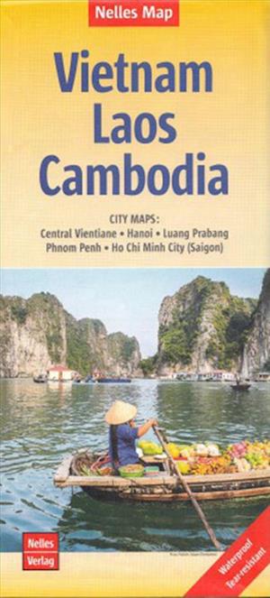 Vietnam Laos Cambodia, Nelles Map