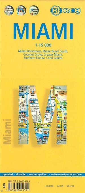 Miami (lamineret), Borch map 1:15.000