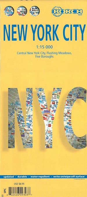 New York City, Borch City Map 1:15.000
