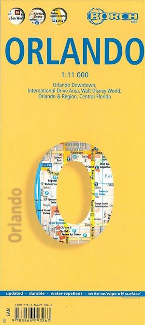 Orlando (lamineret), Borch City Map 1:11.000