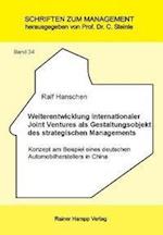 Hanschen, R: Weiterentwicklung internationaler Joint Venture
