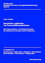 Hoßfeld, H: Sprachliche Legitimation von Personalabbaumaßnah