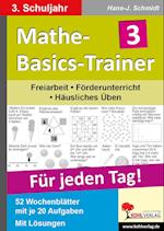 Mathe-Basics-Trainer 3. Schuljahr. Für jeden Tag!