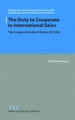 Duty to Cooperate in International Sales