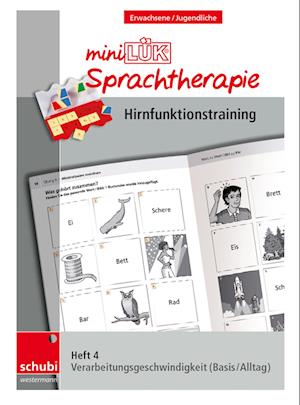 miniLÜK-Sprachtherapie - Hirnfunktionstraining. Heft 4