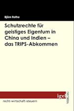 Schutzrechte fur geistiges Eigentum in China und Indien - das TRIPS-Abkommen