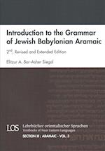 Introduction to the Grammar of Jewish Babylonian Aramaic