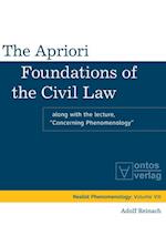 The Apriori Foundations of the Civil Law