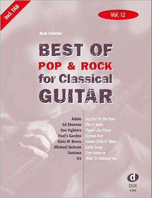 Best Of Pop & Rock for Classical Guitar 12