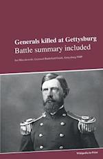 Generals killed at Gettysburg