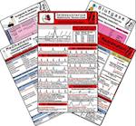 Intensiv-Station Karten-Set - Analgesie & Sedierung, Blutgase & Differentialdiagnose, Herzrhythmusstörungen, Inkompatibilitäten intravenöser Medikamente, Reanimation