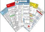 Arztpraxis Karten-Set - praktisches Set mit Laborwerten, Medikamenten-Haltbarkeit, Reanimation, EKG Auswertung & med. Abkürzungen