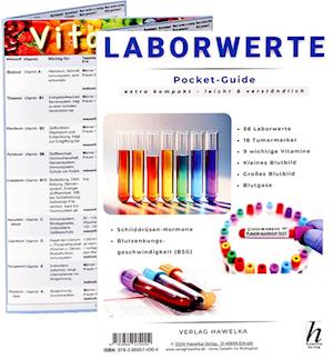 Laborwerte - extra kompakt & leicht verständlich - Pocket-Guide - Faltkarte A5 - Patienten-Ratgeber & Fachliteratur