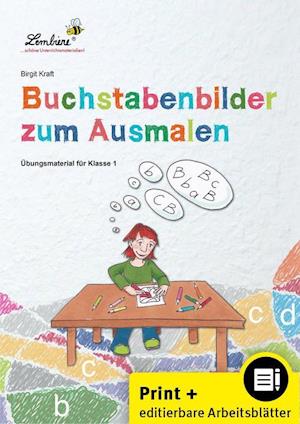 Buchstabenbilder zum Ausmalen