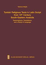 Turkish Religious Texts in Latin Script from 18th Century South-Eastern Anatolia