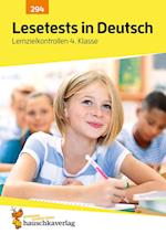 Lesetests in Deutsch - Lernzielkontrollen 4. Klasse, A4-Heft