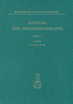 Katalog Der Ostasiensammlung