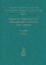 Konrad Von Halberstadt Chronographia Interminata 1277 Bis 1355/59