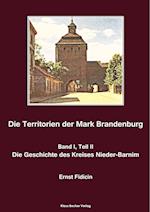 Territorien der Mark Brandenburg, Geschichte des Kreises Nieder-Barnim