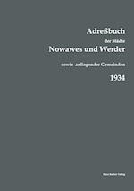 Adreßbuch der Städte Nowawes und Werder für 1934