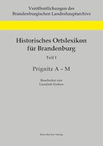 Historisches Ortslexikon für Brandenburg, Teil I, Prignitz A-M