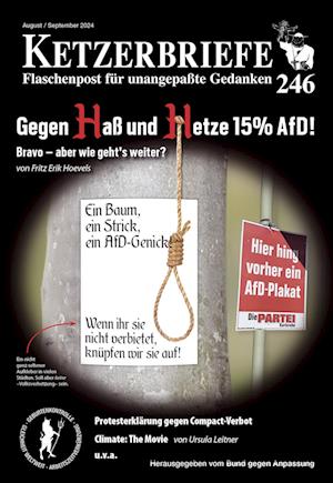 Gegen Haß und Hetze 15% AfD! Bravo - aber wie geht´s weiter?