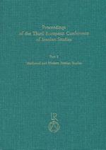 Proceedings of the Third European Conference of Iranian Studies