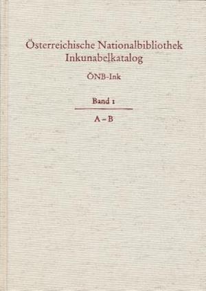 Osterreichische Nationalbibliothek Wien. Inkunabelkatalog. Onb-Ink
