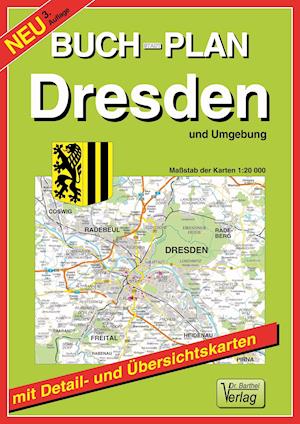 Buchstadtplan Dresden und Umgebung 1 : 20 000