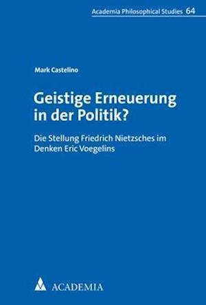 Geistige Erneuerung in Der Politik?