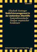 Bedürfnismanagement in der stationären Altenhilfe