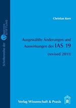 Ausgewählte Änderungen und Auswirkungen des IAS 19