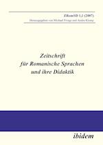 Zeitschrift Für Romanische Sprachen Und Ihre Didaktik. Heft 1.1