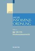 §§ 148-155; Insolvenzsteuerrecht