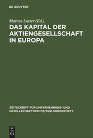 Das Kapital Der Aktiengesellschaft in Europa