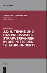 J. D. H. Temme und das preußische Strafverfahren in der Mitte des 19. Jahrhunderts