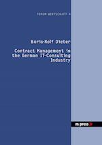 Contract Management in the German IT-Consulting Industry