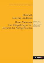 Hacer memoria. Der Bürgerkrieg in der Literatur der Nachgeborenen