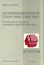 Les Romans Berlinois de Clara Viebig (1860-1952)